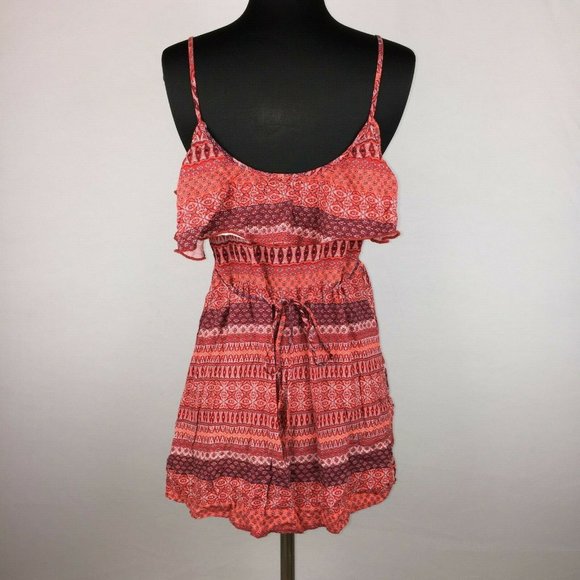 Hollister Jrs S Boho Cold Shoulder Short Dress - Picture 5 of 8